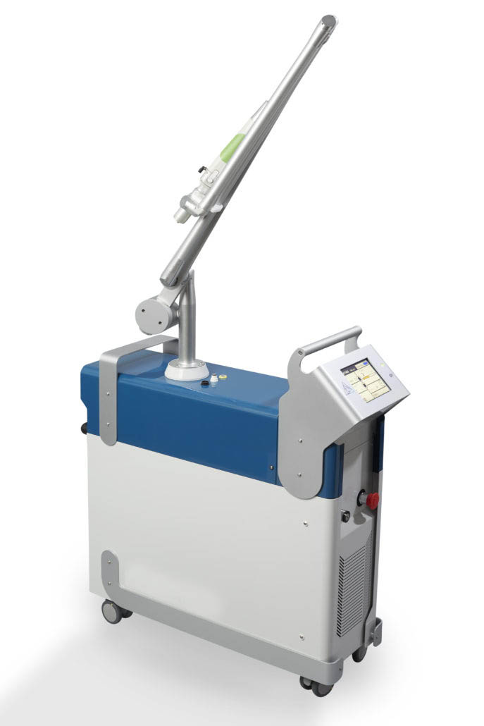 Laser Q-Switched per rimozione tatuaggi