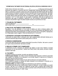 Informativa Covid-19