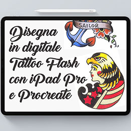 Disegnare tatuaggi con iPad Pro