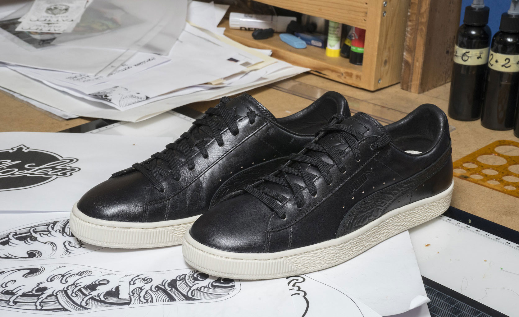 puma e il tatuatore filip leu presentano l esclusiva suede puma e il tatuatore filip leu presentano l esclusiva suede