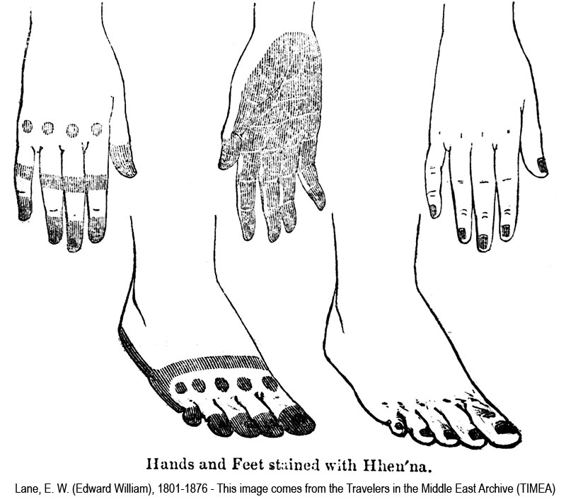 henna mani piedi