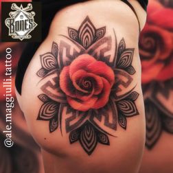 Bones Tattoo Floral-2