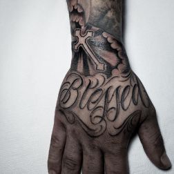 Blessed - chicano lettering-1