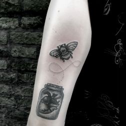 Blackwork, black and grey-2