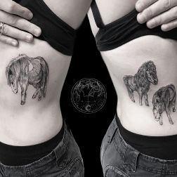 Blackwork, black and grey -3