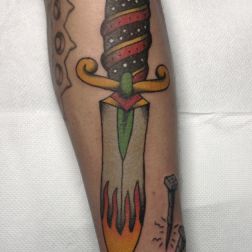 Flaming Knife-1