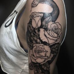 Snake blackwork-1