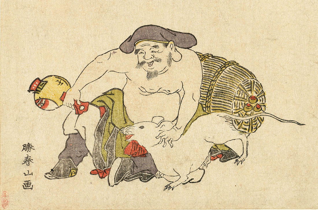 Daikoku en zijn rat Rijksmuseum