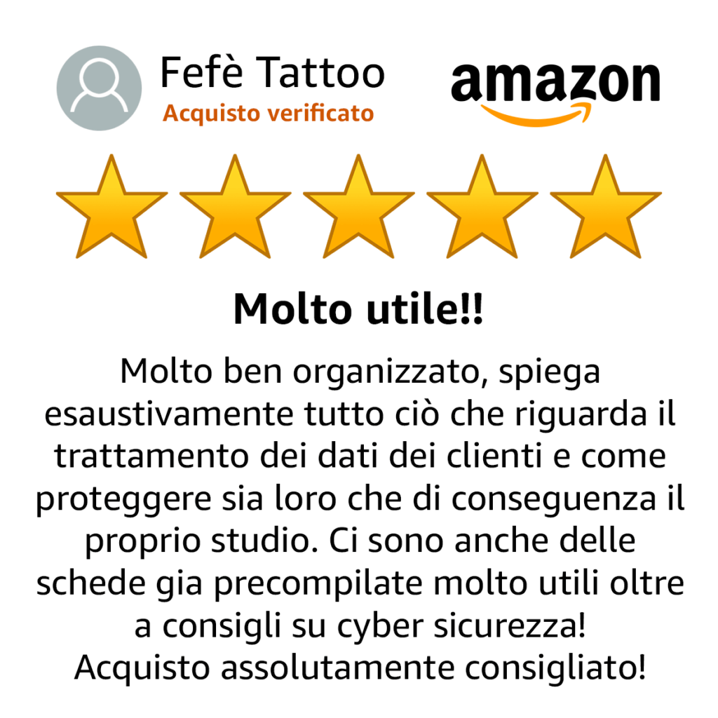 Recensione Libro Privacy Tattoo Shop