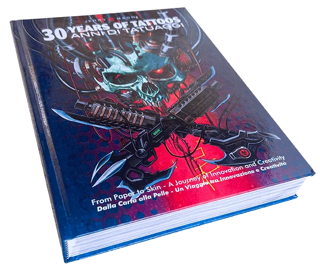 Copertina del libro 30 Anni di Tatuaggi