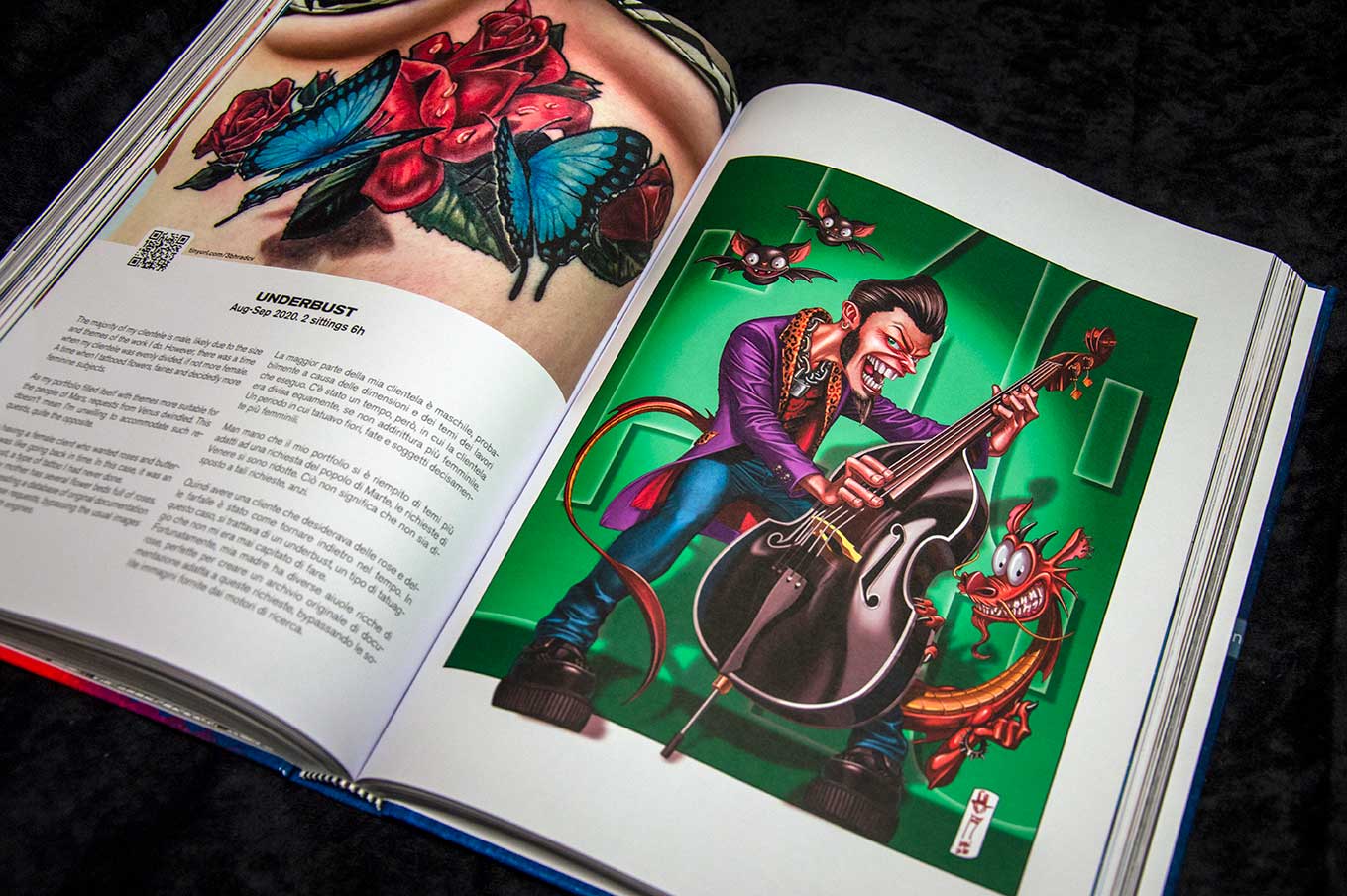 Tavole illustrative e fumetti degli anni Novanta nel libro 30 Anni di Tatuaggi