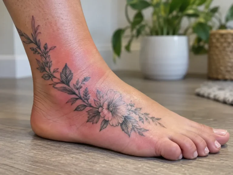 Gonfiore dopo un tatuaggio su piede, caviglia o gamba: quando è normale?