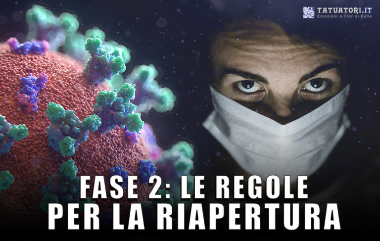 Fase 2: Le regole di riapertura per i Tattoo Shop