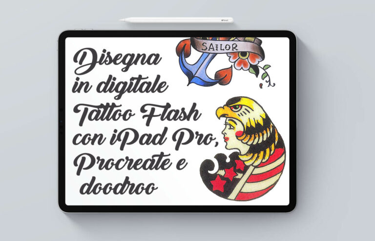 Disegnare tatuaggi con Ipad Pro