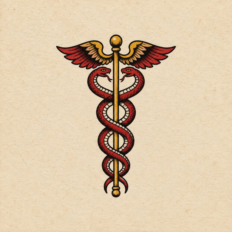 Tatuaggio Caduceo