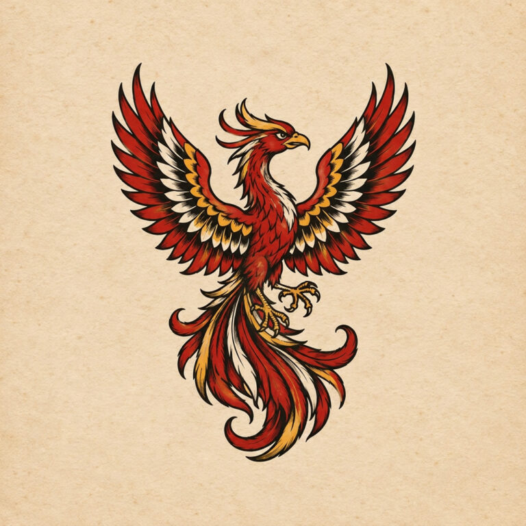 Tatuaggio Fenice