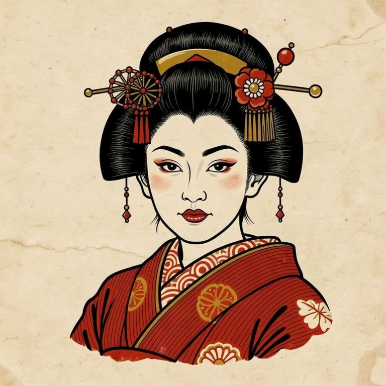 Tatuaggio Geisha