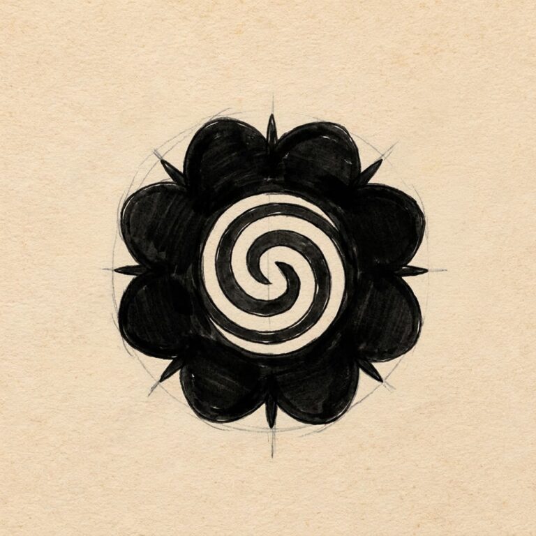 Tatuaggio Rosetta del Borneo