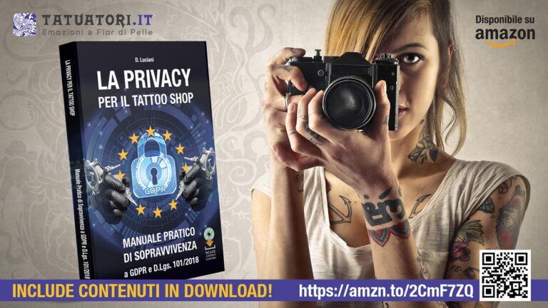 La Privacy per il Tattoo Shop. Manuale Pratico