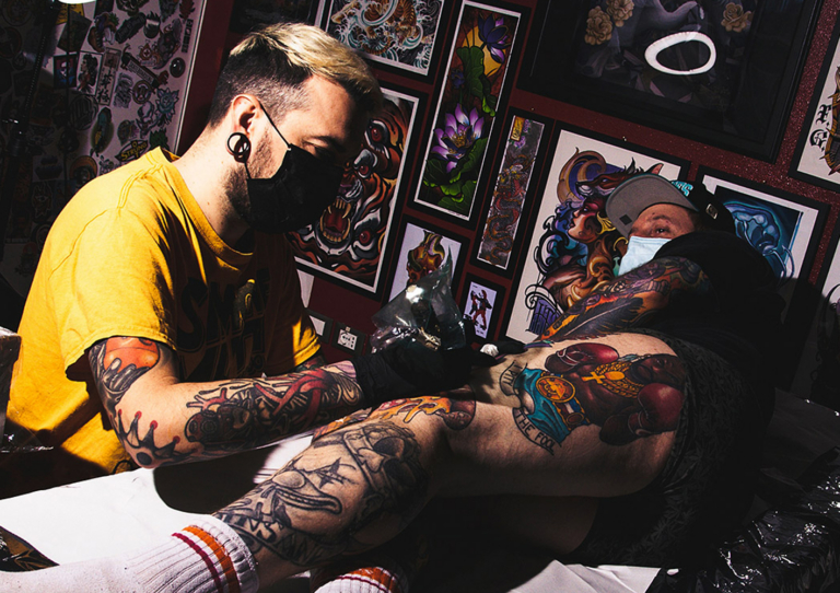 Dynamite Colors Tattoo di Simone Mutti
