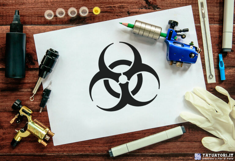 Tatuaggio Rischio Biologico – Biohazard